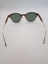 Lux-Lenses SG17SUPA2003BLRPAT Sunglasses Unisex Green Round Brown Plastic - Image 5