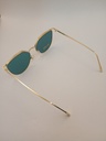 Lux-Lensed 1031REDGLD Sunglasses Unisex Red Hexagonal Gold Metal, Plastic - Image 6
