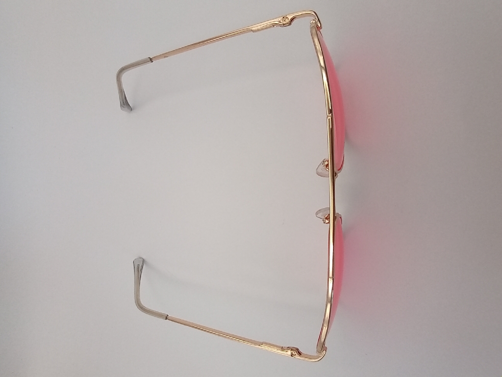 STOCK OF LUX-LENSED LTD SG18SUPA3013PNKGOLD Sunglasses Unisex Pink Cat-eye Gold Metal - Image 3