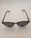 LUX-LENSED LTD 3014BLKBLK Sunglasses Unisex Black Oval Black Plastic - Image 2