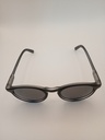 LUX-LENSED LTD 3014BLKBLK Sunglasses Unisex Black Oval Black Plastic - Image 2