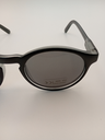 LUX-LENSED LTD 3014BLKBLK Sunglasses Unisex Black Oval Black Plastic - Image 3