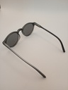 LUX-LENSED LTD 3014BLKBLK Sunglasses Unisex Black Oval Black Plastic - Image 5