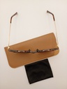 LUX-LENSED LTD 3019GRNGLD Sunglasses Unisex Brown Oval Brown Plastic, Metal - Image 2
