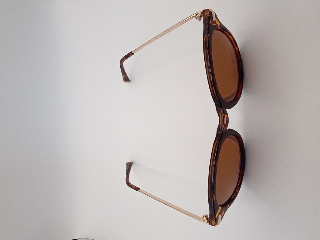 LUX-LENSED LTD 3019GRNGLD Sunglasses Unisex Brown Oval Brown Plastic, Metal - Image 3