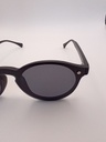 LUX-LENSED LTD SG18SUPA3005BLKB LK Sunglasses Unisex Grey Oval Black Plastic - Image 3
