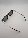 LUX-LENSED LTD 3021BLUSIL Sunglasses Unisex Blue Oval Black Plastic - Image 3