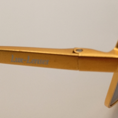 LUX-LENSES LTD SG17SUPA200BLKGLD Sunglasses Unisex Black Aviator Gold Metal, Plastic - Image 5