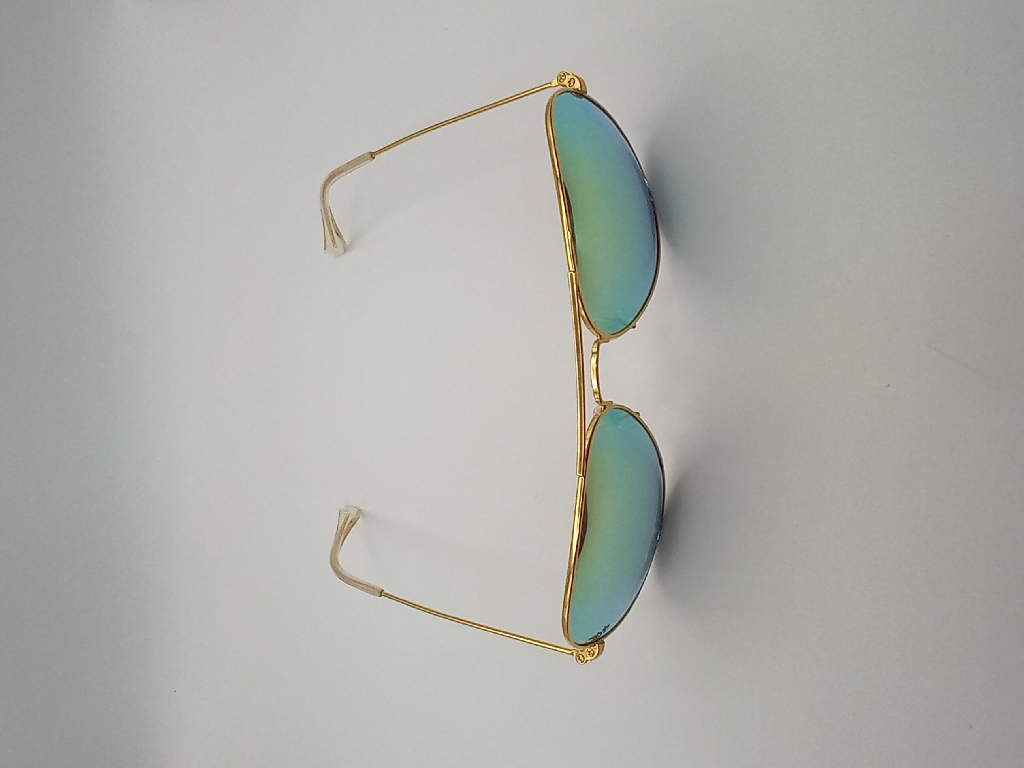 Lux-Lenses SG17SUPB1012GLDGLD Sunglasses Unisex Green Aviator Gold Metal - Image 2