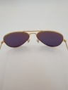 Lux-Lenses SG17SUPB1012GLDGLD Sunglasses Unisex Green Aviator Gold Metal - Image 5