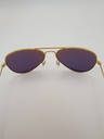 Lux-Lenses SG17SUPB1012GLDGLD Sunglasses Unisex Green Aviator Gold Metal - Image 5