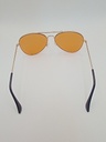 LUX-LENSED 3025PCHGLD Sunglasses Unisex Orange Aviator Gold Metal, Plastic - Image 6