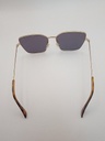 LUX-LENSES LTD 1003GLDGLD Sunglasses Men Brown/Blue Gradient Geometric Gold Metal - Image 6