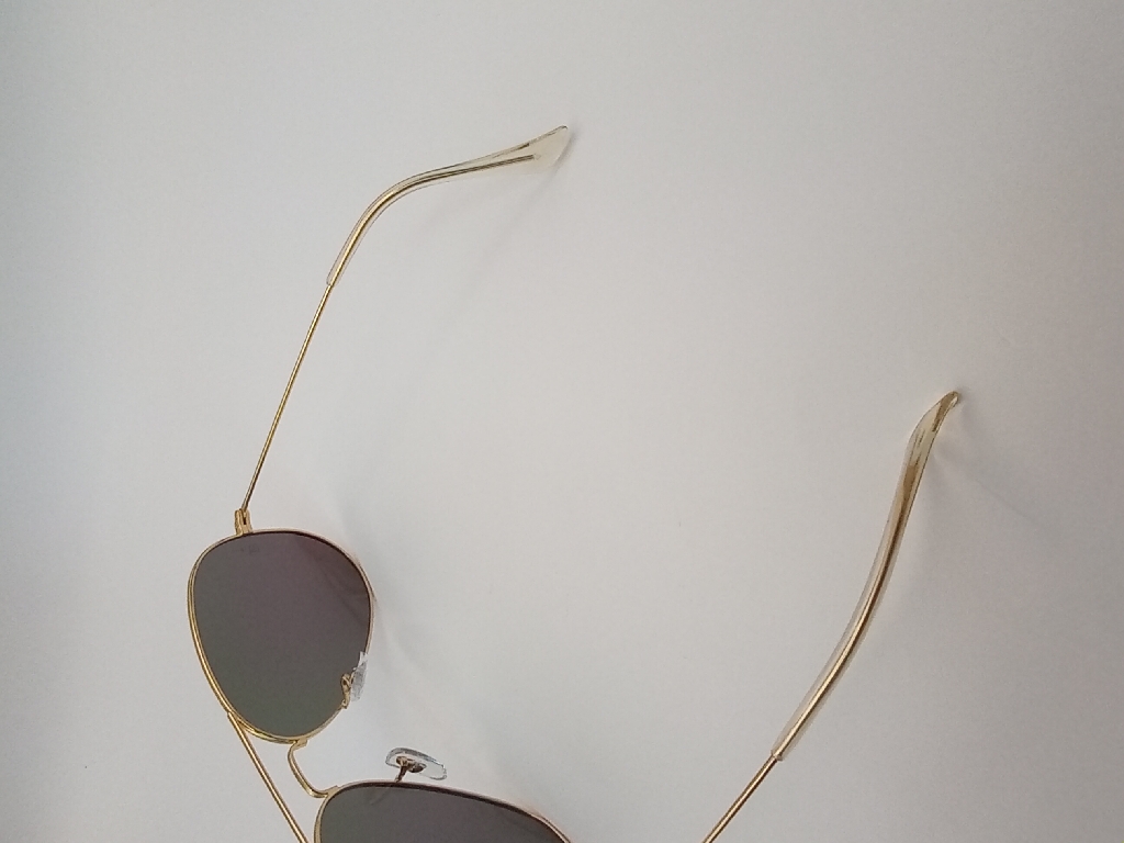LUX-LENSES LTD SG17SUPB1011GRNGLD Sunglasses Unisex Purple Mirrored Aviator Gold Metal, Plastic - Image 6