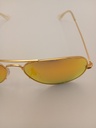 Lux-Lenses SG17SUPB1009REDGLD Sunglasses Unisex Orange Aviator Gold Metal, Glass - Image 3