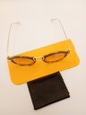 LUX-LENSES LTD SG17SUPB1023BRNBRN Sunglasses Unisex Brown Gradient Oval Brown Plastic, Metal - Image 1