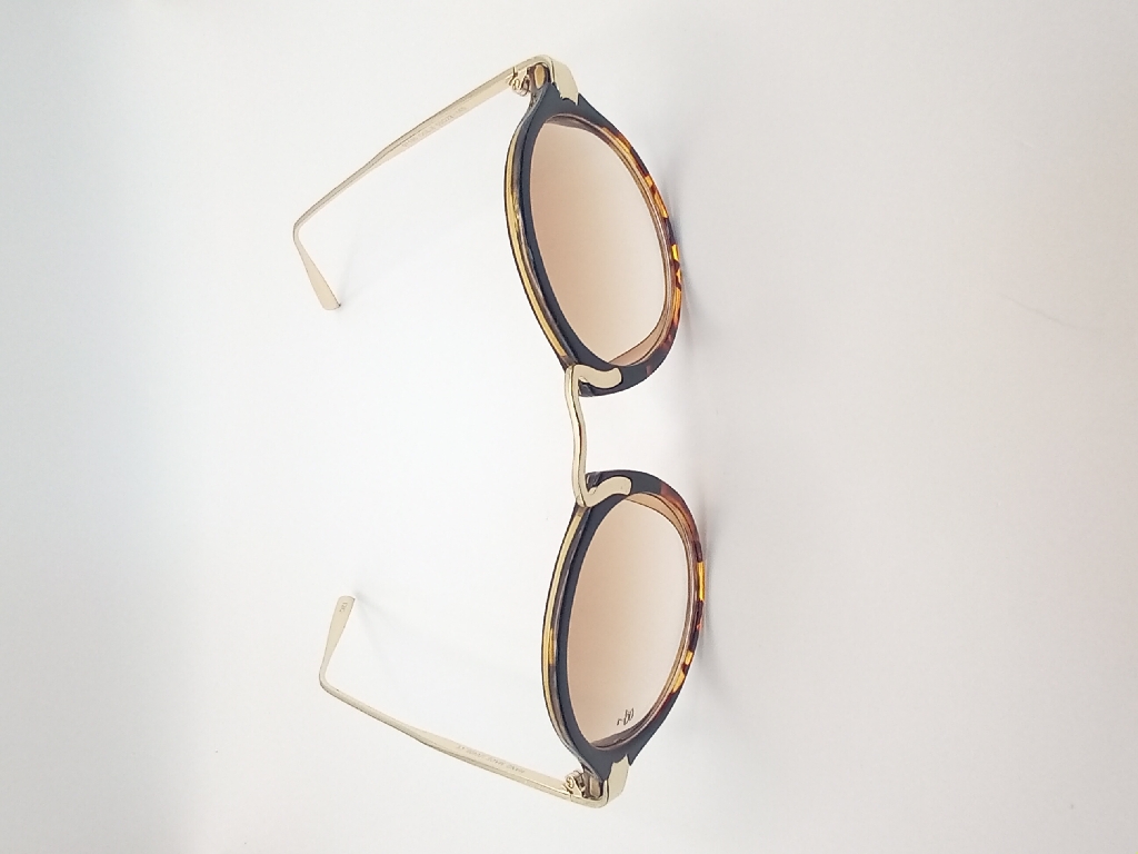 LUX-LENSES LTD SG17SUPB1023BRNBRN Sunglasses Unisex Brown Gradient Oval Brown Plastic, Metal - Image 2