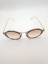 LUX-LENSES LTD SG17SUPB1023BRNBRN Sunglasses Unisex Brown Gradient Oval Brown Plastic, Metal - Image 2