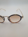 LUX-LENSES LTD SG17SUPB1023BRNBRN Sunglasses Unisex Brown Gradient Oval Brown Plastic, Metal - Image 3