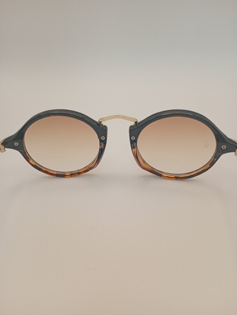 LUX-LENSES LTD SG17SUPB1023BRNBRN Sunglasses Unisex Brown Gradient Oval Brown Plastic, Metal - Image 5