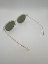 Lux-Lenses SG17SUPB1025PURWHI Sunglasses Unisex Silver Aviator Silver Metal, Plastic - Image 4