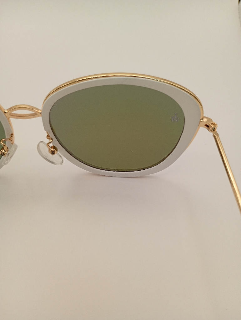 Lux-Lenses SG17SUPB1025PURWHI Sunglasses Unisex Silver Aviator Silver Metal, Plastic - Image 5