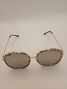LUX-LENSES LTD SG17SUPB1016MIRMAR Sunglasses Unisex Mirrored Oval Multicolor Plastic, Metal - Image 2