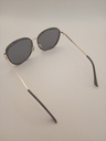 Lux-Lenses SG17SUPB1027GLDBLK Sunglasses Unisex Black Oval Black Plastic, Metal - Image 4