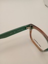 Karl Lagerfeld KL817-096 Eyewear Eyeglasses/Prescription Clear Full-Rim Rectangle Unisex Standard Barrel Hinge Brown Plastic - Image 4