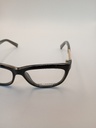 Karl Lagerfeld KL852 Eyewear Eyeglasses/Prescription Clear Full-Rim Cat-Eye Women Standard Barrel Hinge Black Plastic, Metal - Image 2