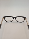 Karl Lagerfeld KL852 Eyewear Eyeglasses/Prescription Clear Full-Rim Cat-Eye Women Standard Barrel Hinge Black Plastic, Metal - Image 5