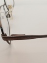 Nautica NAUTICA7258/M Eyewear Eyeglasses/Prescription Clear Full-Rim Rectangle Men Standard Barrel Hinge Brown Metal - Image 3