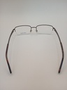 Nautica NAUTICA7232/G Eyewear Eyeglasses/Prescription Clear Semi-Rimless Rectangle Unisex Standard Barrel Hinge Brown Metal, Plastic - Image 6