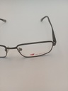 New Balance NB4019 Eyewear Eyeglasses/Prescription Clear Semi-Rimless Rectangle Men Standard Barrel Hinge Black Metal - Image 3