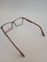 New Balance NB5099/P C03 Eyewear Eyeglasses/Prescription Clear Full-Rim Rectangle Unisex Standard Barrel Hinge Gray Plastic - Image 4