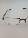 New Balance NB8004/M C01 Eyewear Eyeglasses/Prescription Clear Semi-Rimless Rectangle Men Standard Barrel Hinge Black Metal - Image 2