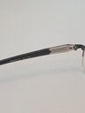 New Balance NB8004/M C01 Eyewear Eyeglasses/Prescription Clear Semi-Rimless Rectangle Men Standard Barrel Hinge Black Metal - Image 4