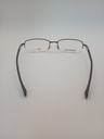 New Balance NB8004/M C01 Eyewear Eyeglasses/Prescription Clear Semi-Rimless Rectangle Men Standard Barrel Hinge Black Metal - Image 5
