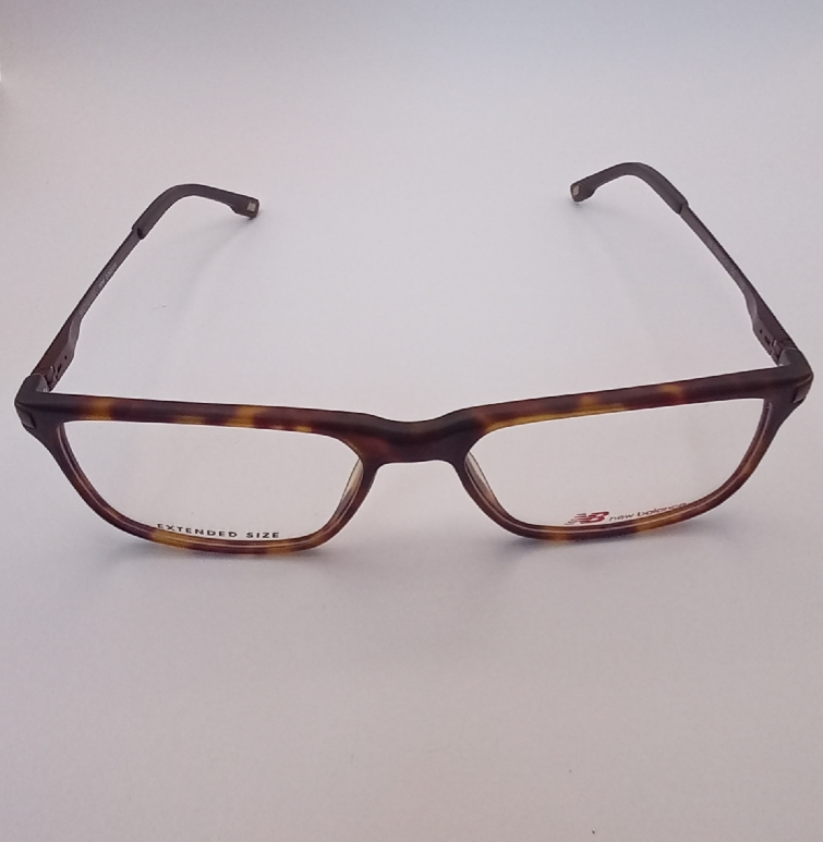 New Balance NB7009LT/P Eyewear Eyeglasses/Prescription Clear Full-Rim Rectangle Unisex Standard Barrel Hinge Brown Plastic - Image 1
