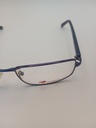 New Balance NB8006/M C01 Eyewear Eyeglasses/Prescription Clear Semi-Rimless Rectangle Men Standard Barrel Hinge Blue Metal - Image 2