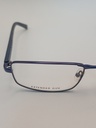 New Balance NB8006/M C01 Eyewear Eyeglasses/Prescription Clear Semi-Rimless Rectangle Men Standard Barrel Hinge Blue Metal - Image 3