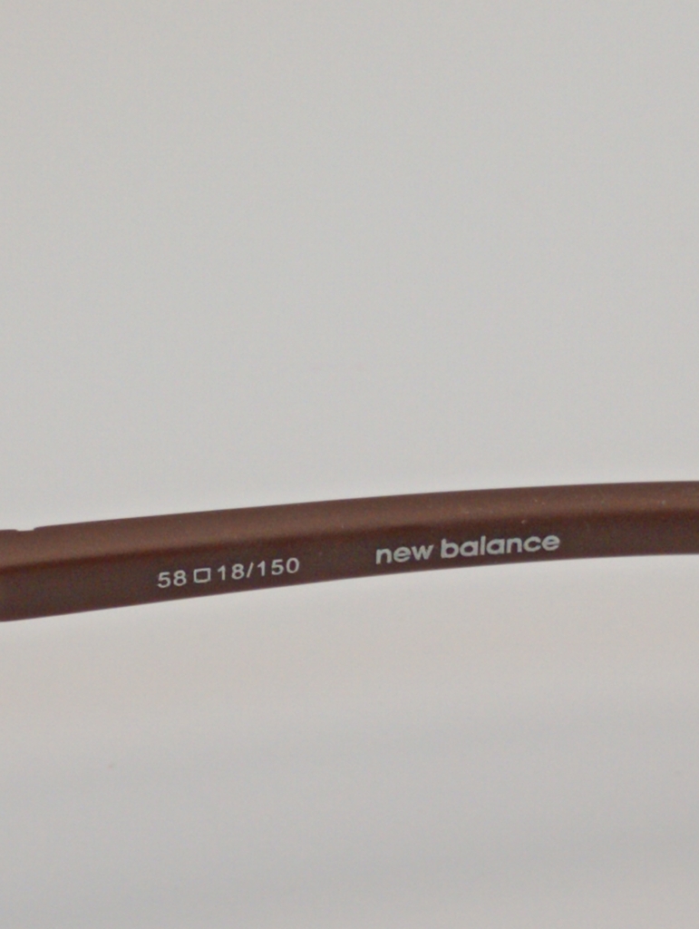 New Balance DM/LAMY/NB8005/M C01 GOLD 58-18 Eyewear Eyeglasses/Prescription Clear Semi-Rimless Rectangle Unisex Standard Barrel Hinge Gold Metal, Plastic - Image 5