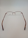 ROCHAS PW/LAMYEU/R09169/G Eyewear Eyeglasses/Prescription Clear Semi-Rimless Rectangle Unisex Standard Barrel Hinge Brown Metal, Plastic - Image 6