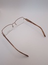 Rochas R09117/G Eyewear Eyeglasses/Prescription Clear Semi-Rimless Rectangle Unisex Standard Barrel Hinge Gold Metal - Image 4