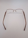 Rochas R09117/G Eyewear Eyeglasses/Prescription Clear Semi-Rimless Rectangle Unisex Standard Barrel Hinge Gold Metal - Image 5