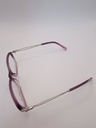 ROCHAS R09170/P C03 Eyewear Eyeglasses/Prescription Clear Full-Rim Rectangle Women Standard Barrel Hinge Purple Plastic, Metal - Image 3