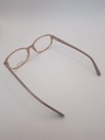 Rochas R09182/P Eyewear Eyeglasses/Prescription Clear Full-Rim Rectangle Unisex Standard Barrel Hinge Beige Plastic - Image 4
