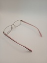 Rochas PW/LAMYEU/R09162/M C04 SILVER 50-17 Eyewear Eyeglasses/Prescription Clear Semi-Rimless Rectangle Women Standard Barrel Hinge Silver Metal, Plastic - Image 4