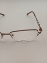 Rochas R09169/G Eyewear Eyeglasses/Prescription Clear Semi-Rimless Rectangle Unisex Standard Barrel Hinge Brown Metal, Plastic - Image 1