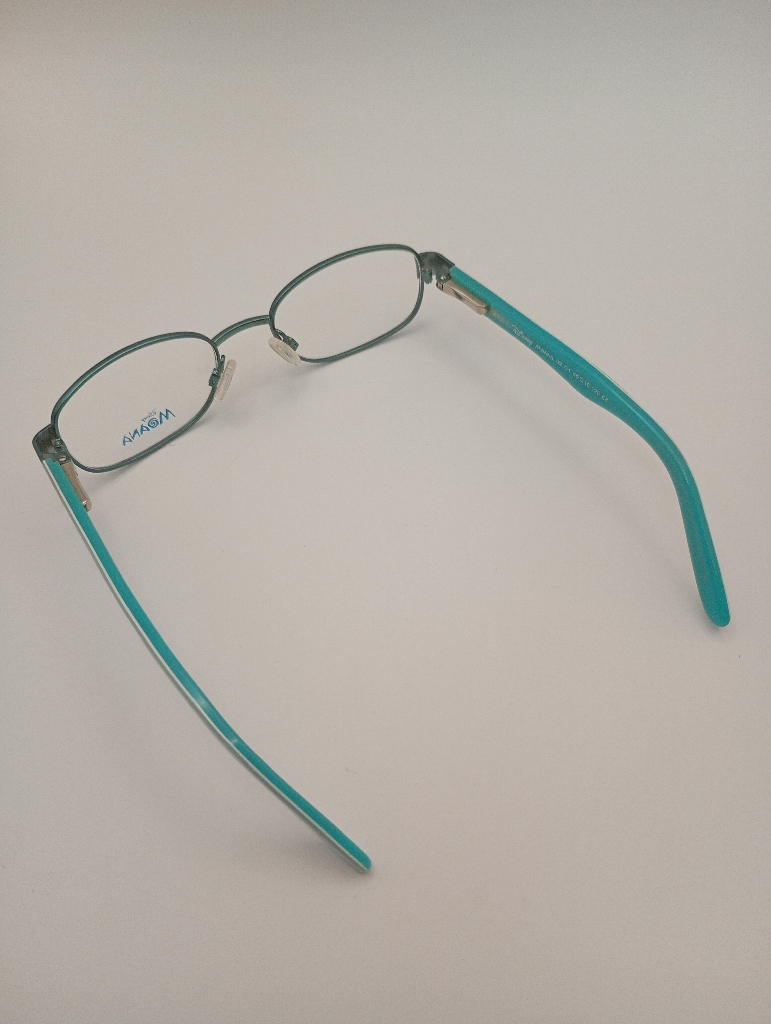 Moana Disney MOANA02 Eyewear Eyeglasses/Prescription Clear Full-Rim Rectangle Kids Standard Barrel Hinge Green Metal - Image 3